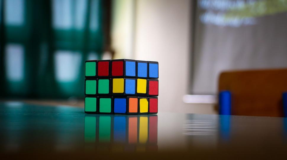 Free Image of Colorful Rubik\'s Cube 